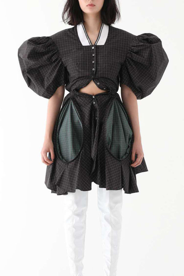 Jennyfax jumpsuit JFSS22JUMP01 Plaid PJF2